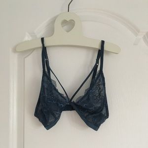 turquoise blue bralette